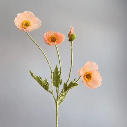 Coquelicot Artificiel Abricot